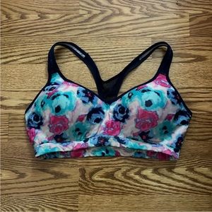 SO Intimates Floral Sports Bra